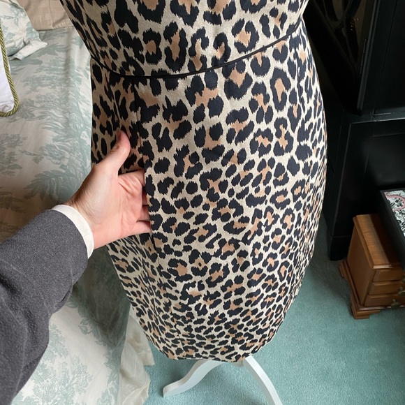 Kate Spade Cotton/Silk ‘Look For The Silver Lining’ Leopard Dress - Picture 6 of 15